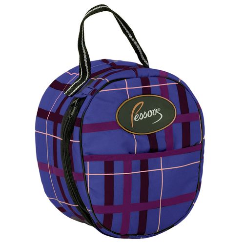 Pessoa Alpine 1200D Helmet Bag - Navy/Magenta Plaid