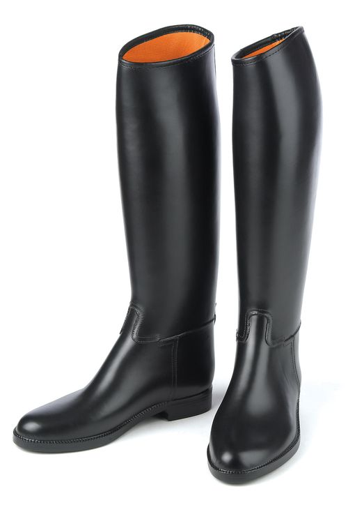 Cottage Ladies Derby Lined Rubber Boot 6 Black