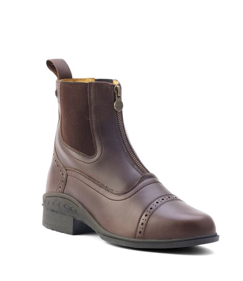 Ovation Women's Tuscany Zip Front Paddock Boot - Brown