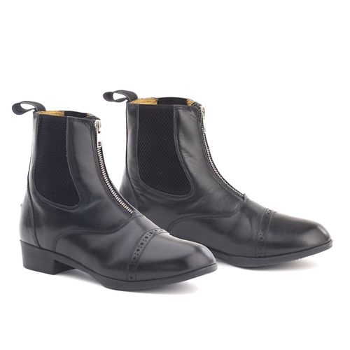 Ovation Kids' Sport Rider II Zip Paddock Boot - Black