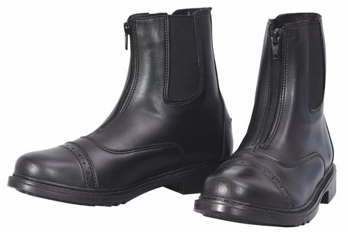 TuffRider Women's Starter Front Zip Paddock Boots - Black