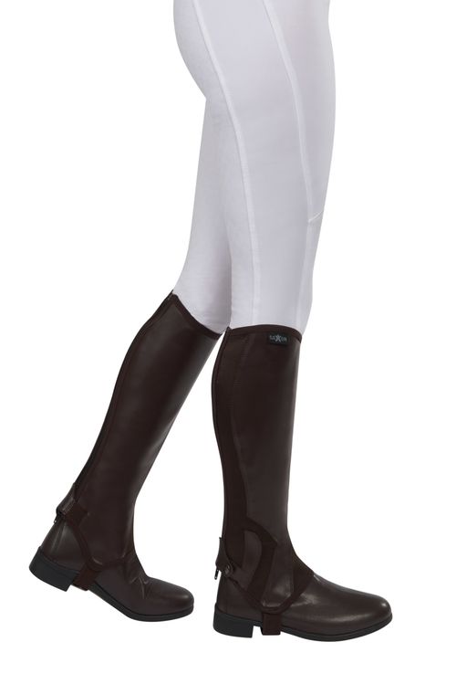Saxon Kids' Syntovia Half Chaps - Brown