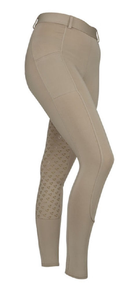 Shires Aubrion Women's Albany Full Seat Riding Tights - Beige