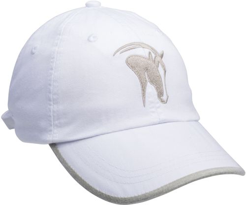 Kelley and Company Horse Head Logo Cap - White