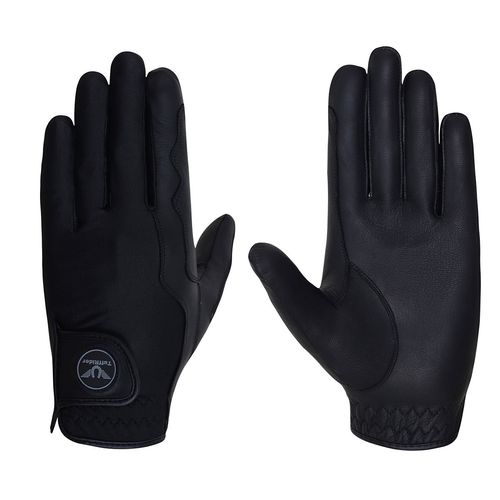 TuffRider Stretch n Grip Riding Gloves - Black