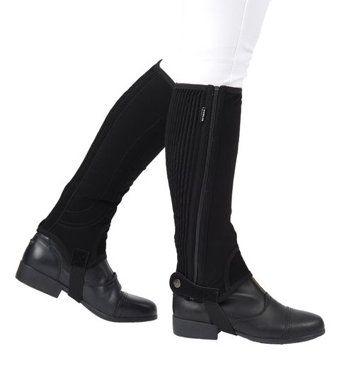 Dublin Kids' Easy-Care Half Chaps II - Black