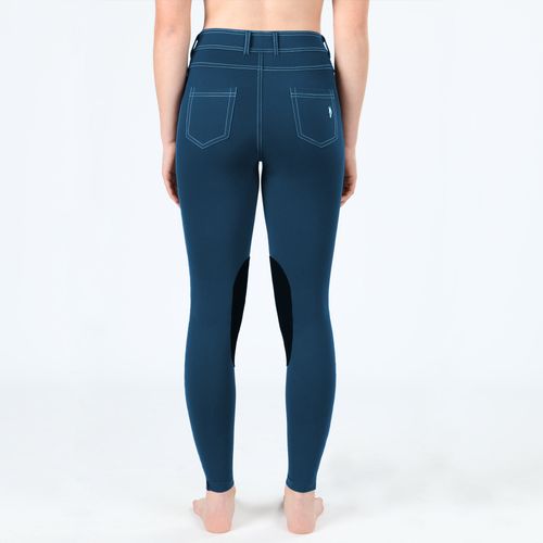 Irideon Women's Cordova Knee Patch Tights - Navy/Ice