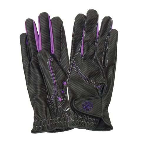 Ovation Tek-Flex HK Wrist Glove - Black/Purple