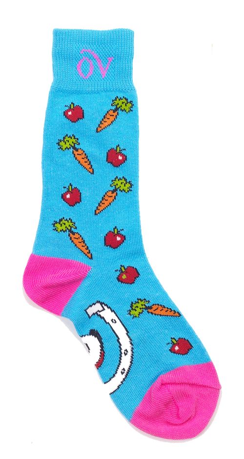 Ovation Kids' Lucky Socks - Turquoise/Pink