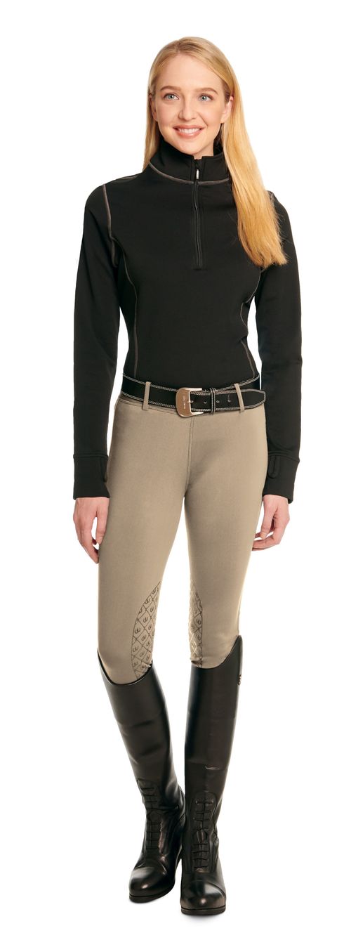 Ovation Women's Equinox GripTec Knee Patch Tight - Neutral Beige