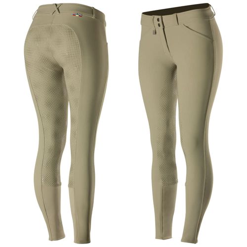 Horze Women's Grand Prix Full Seat Breeches - Tan