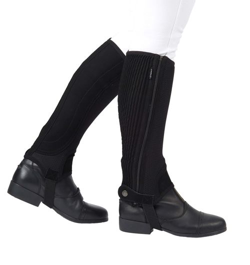 Dublin Easy-Care Mesh Half Chaps II - Black