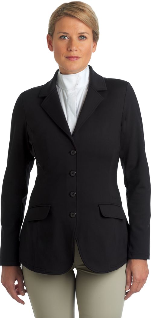 Ovation Women's Destiny 4 Button Show Coat - Black