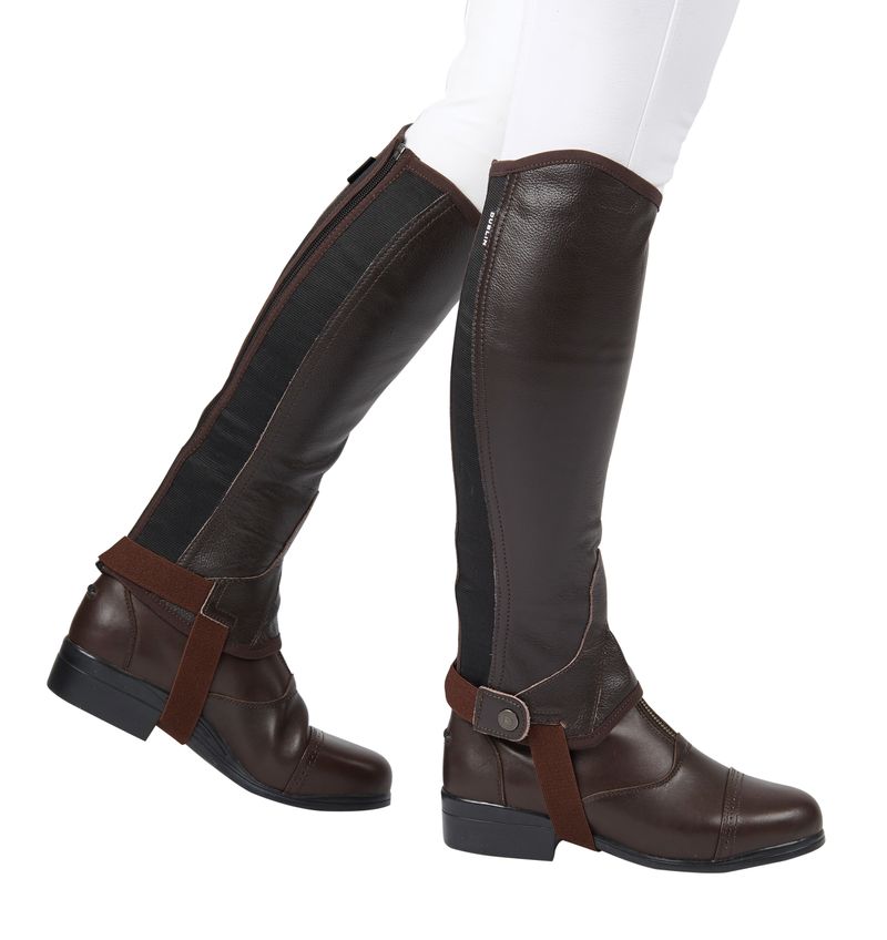 Dublin Flexi Leather Half Chaps II Brown Bit of Britain