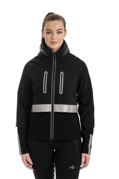 Horseware Women's Reflective H2O Jacket - Black H2O