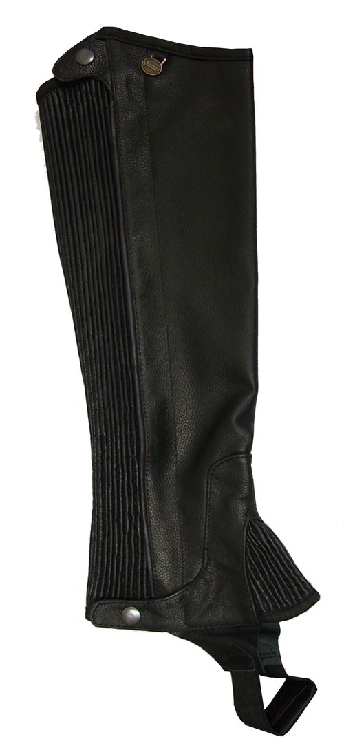 Ovation Pro Topgrain Half Chaps - Black