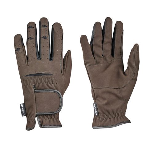 Dublin Everyday Mighty Grip Riding Gloves - Brown