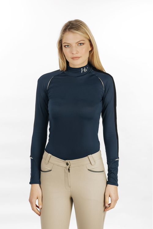 Horseware Women's Long Sleeve Base Layer - Navy