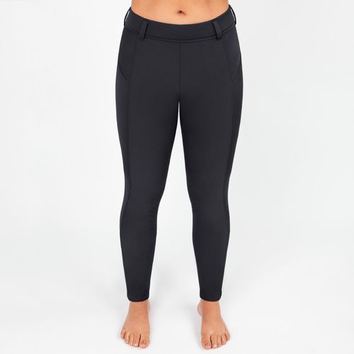 Irideon Kids' Thermasoft Knee Patch Breeches - Black