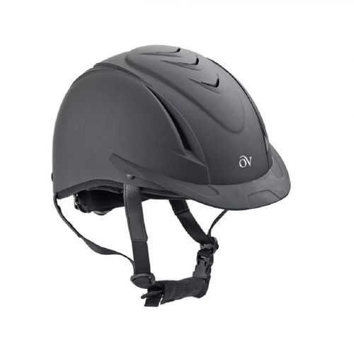 Ovation Deluxe Schooler Helmet - Black/Black Vents