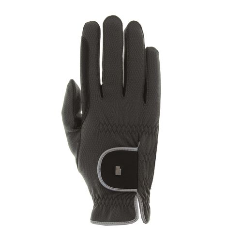 Roeckl Malta Winter Riding Gloves - Anthracite/Silver