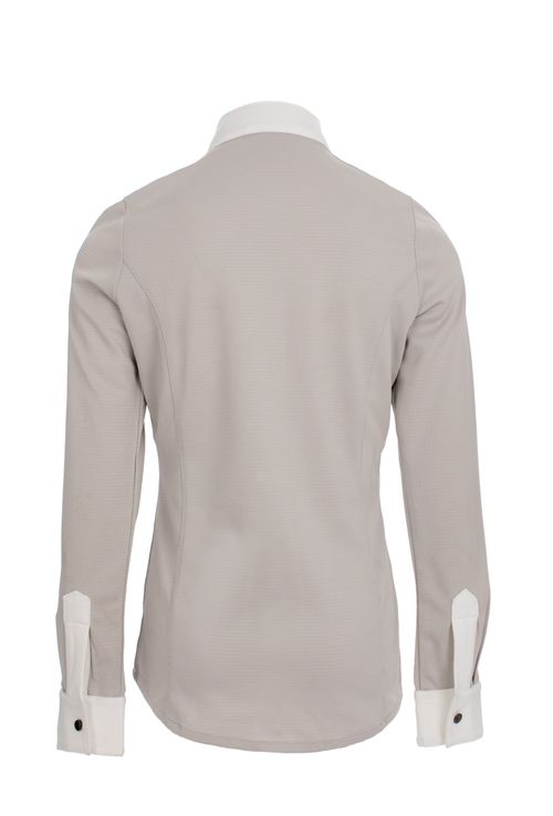 Alessandro Albanese Kids' Kara CleanCool Long Sleeve Competition Shirt - Grey