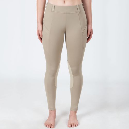 Irideon Kids' Bending Line Knee Patch Tights - Classic Tan