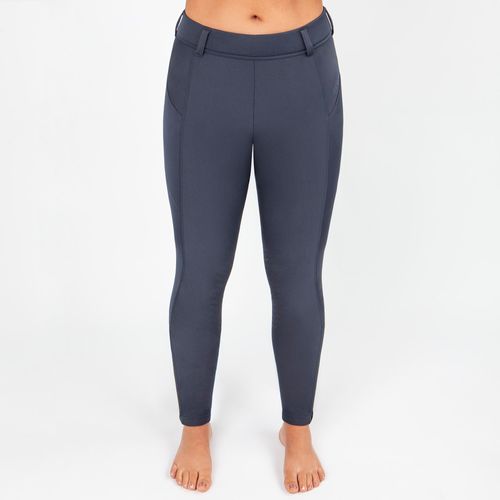 Irideon Kids' Thermasoft Knee Patch Breeches - Charcoal