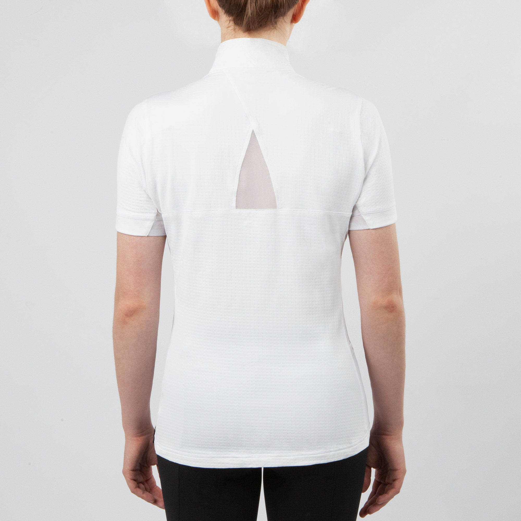 Irideon Ciara Icefil Short Sleeve Show Shirt Sm-White/White 