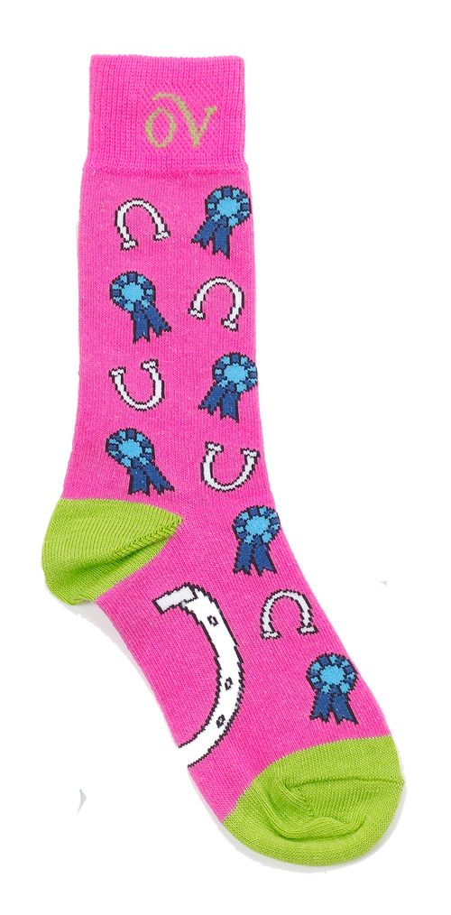 Ovation Kids' Lucky Socks - Pink/Lime