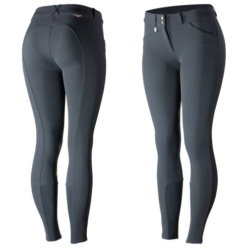 Horze Women's Grand Prix Knee Patch Breeches - Peacoat Dark Blue