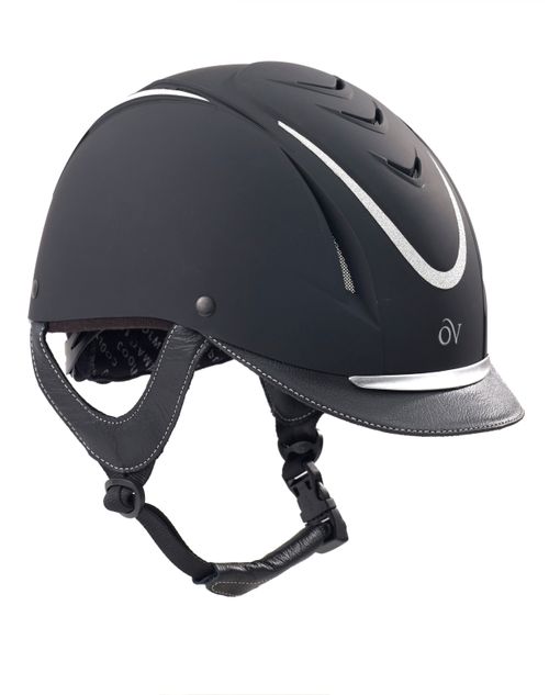 Ovation Z-6 Glitz Helmet - Black/Black/Silver