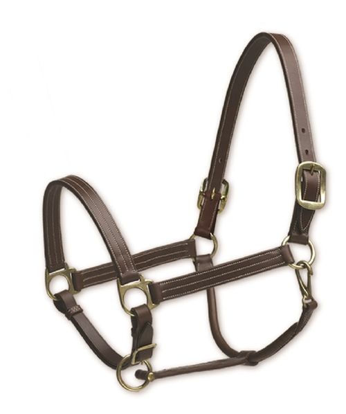 Camelot Triple Stitch Halter - Brown