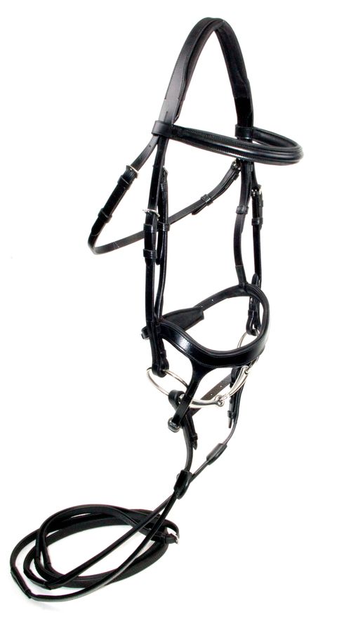 Nunn Finer Innovativo Shaped Bridle - Black