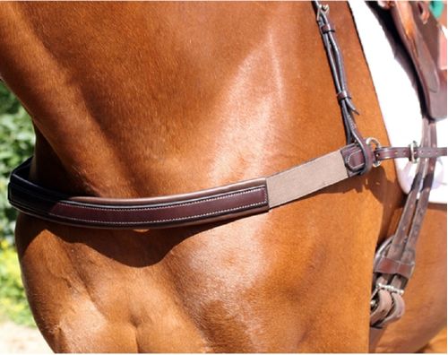 Nunn Finer Jumper Breastplate - Havana/Brass