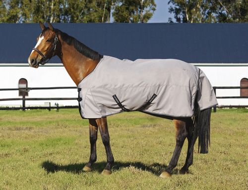 TuffRider 1200D Coolmax Turnout Sheet - Frost Gray