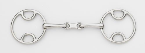 Centaur French Link Loop Ring Gag - Stainless Steel