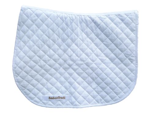 Back on Track Baby Saddle Pad - White