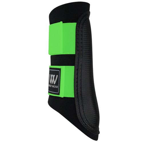 Woof Wear Sport Brushing Boot - Black/Lime