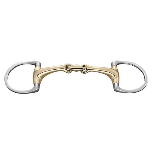 Herm Sprenger Dynamic RS Eggbutt D-Ring Bit 14mm Double Jointed