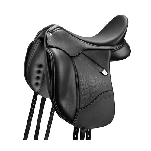 Bates Isabell Luxe Leather Dressage Saddle - Classic Black