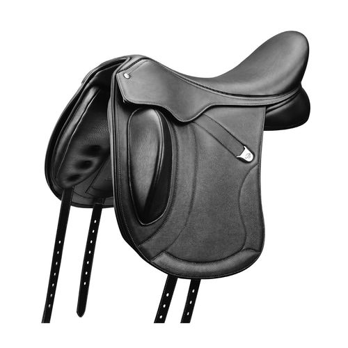 Bates Innova Mono Luxe Leather Dressage Saddle - Classic Black