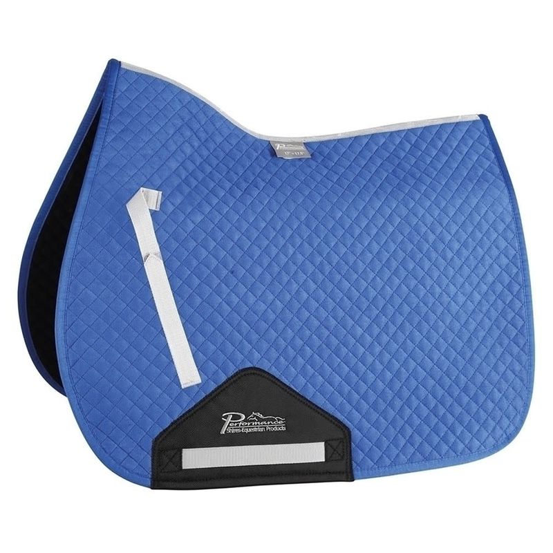 Shires Performance Suede All Purpose Saddle Pad Royal Blue Shires