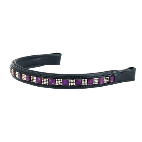 Ovation Princess Browband - Amethyst/Black