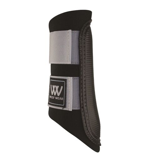 Woof Wear Sport Brushing Boot - Black/Brushed Steel