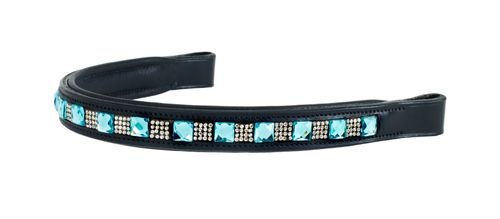 Ovation Princess Browband - Turquoise/Black