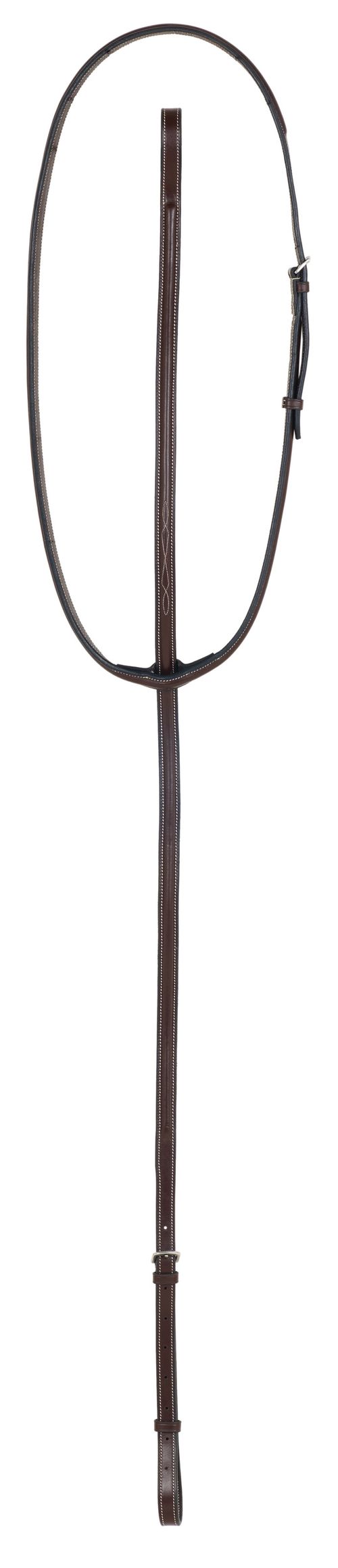 Camelot Gold Fancy Raised Standing Martingale - Australian Nut