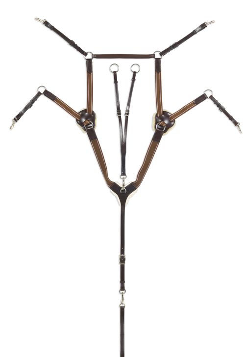 Ovation Classic 5 Point Breastplate - Brown