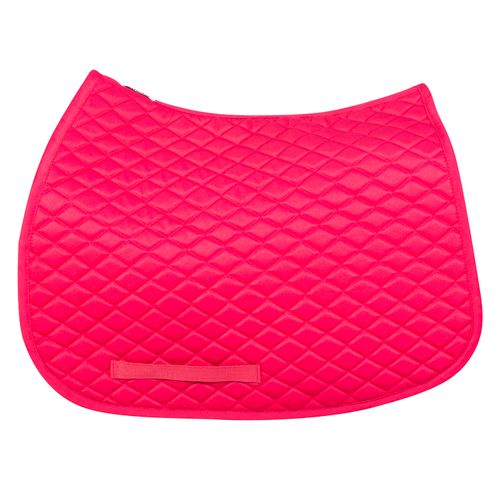 TuffRider Basic Pony Saddle Pad - Hot Pink