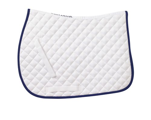 Centaur Imperial Quilted Pony Pad - White/Navy